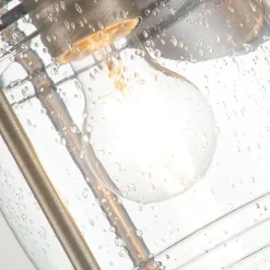 Elstead Wandleuchte außen Aluminium Glas 34,6 cm hoch IP44 E27< Außenwandleuchten|Gartenlaternen