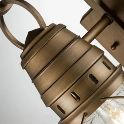 Elstead Wandleuchte außen Aluminium Glas H: 40,5 cm IP44 LOUIS< Außenwandleuchten|Gartenlaternen