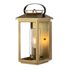 Elstead Wandleuchte außen E27 IP44 44,5 cm hoch in Messing antik< Metall Lampen|Rustikale Lampen