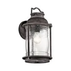 Elstead Wandleuchte Außen Glas Stahl Haustür Eingang IP44< Metall Lampen|Vintage Lampen