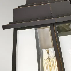 Elstead Wandleuchte außen H: 48,8 cm IP44 E27 in Bronze Garten< Außenwandleuchten|Gartenlaternen