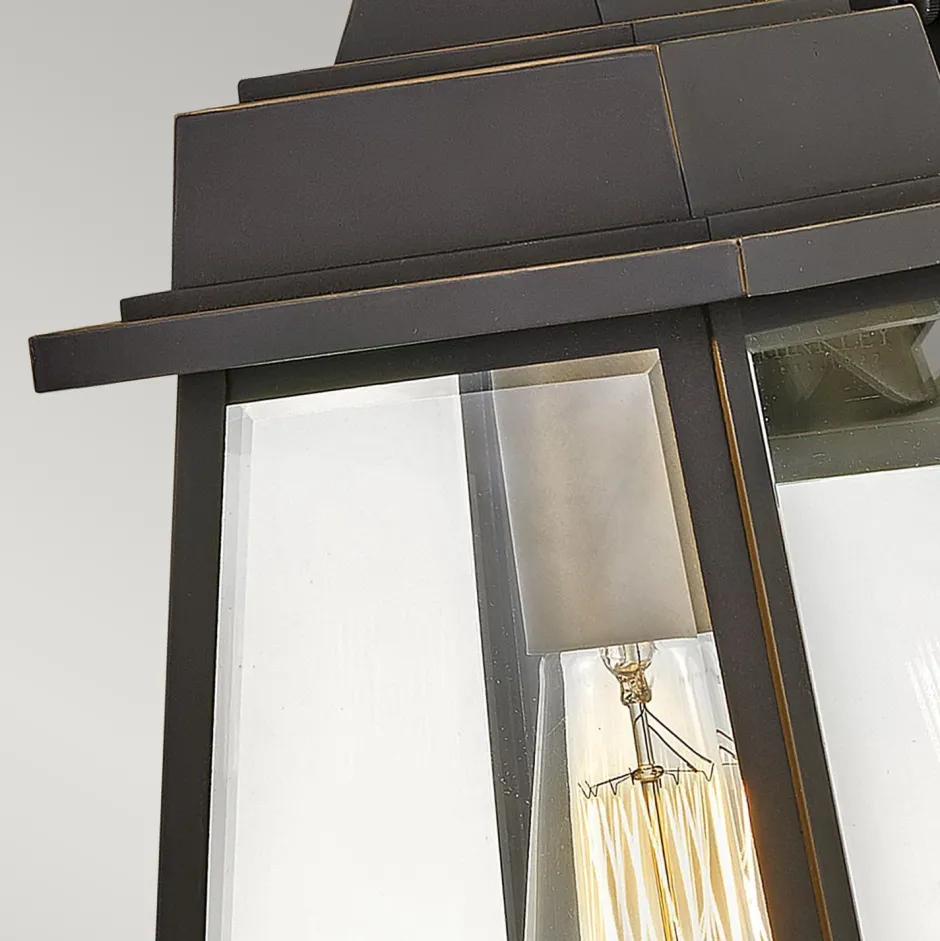 Elstead Wandleuchte außen H: 48,8 cm IP44 E27 in Bronze Garten< Außenwandleuchten|Gartenlaternen