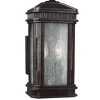 Elstead Wandleuchte Außen in Bronze H: 36 cm Antik Regenglas< Außenleuchten Antik|Außenwandleuchten