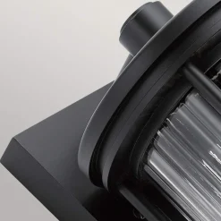 Außenwandleuchten|Gartenlaternen*Elstead Wandleuchte außen IP44 40,6 cm hoch Aluminium Glas E27