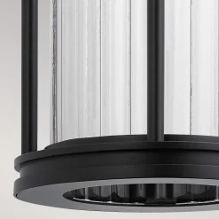 Außenwandleuchten|Gartenlaternen*Elstead Wandleuchte außen IP44 40,6 cm hoch Aluminium Glas E27