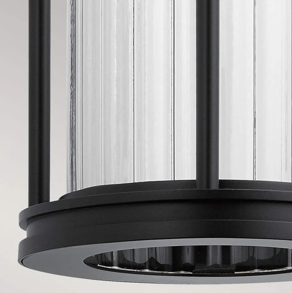 Außenwandleuchten|Gartenlaternen*Elstead Wandleuchte außen IP44 40,6 cm hoch Aluminium Glas E27