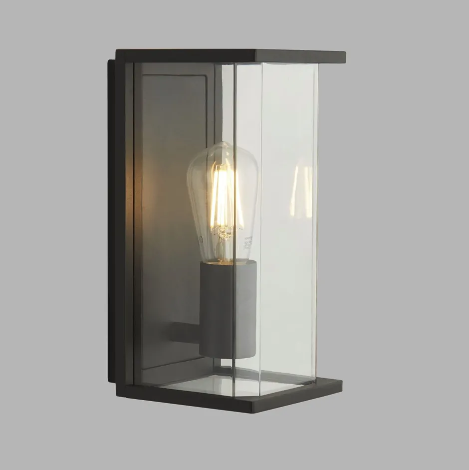 Searchlight Wandleuchte außen IP44 Grau H: 27 cm E27 Aluminium< Metall Lampen|Vintage Lampen