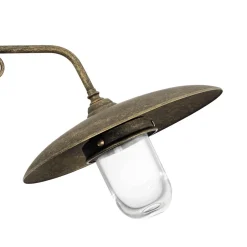 Außenleuchten Antik|Außenleuchten Messing*Giovanni Battista Wandleuchte außen IP44 Messing E27 in Bronze Antik matt