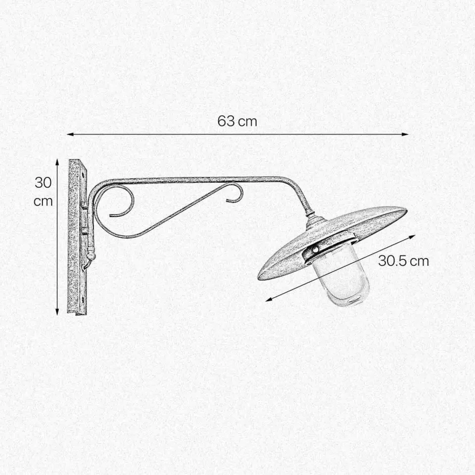 Außenleuchten Antik|Außenleuchten Messing*Giovanni Battista Wandleuchte außen IP44 Messing E27 in Bronze Antik matt