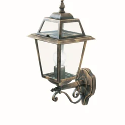 Rustikale Lampen|Rustikale Außenleuchten*Searchlight Wandleuchte Außen Laterne dimmbar wetterfest antik