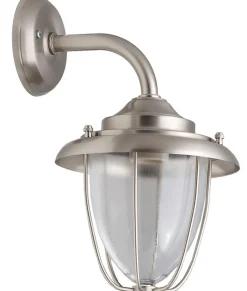 Außenleuchten Antik|Außenwandleuchten*Lido Wandleuchte Außen Laterne Echt-Messing Glas