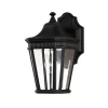 Außenleuchten Antik|Außenwandleuchten*Elstead Wandleuchte Außen Laterne Schwarz Aluminium Haus
