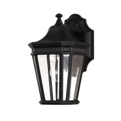 Außenleuchten Antik|Außenwandleuchten*Elstead Wandleuchte Außen Laterne Schwarz Aluminium Haus