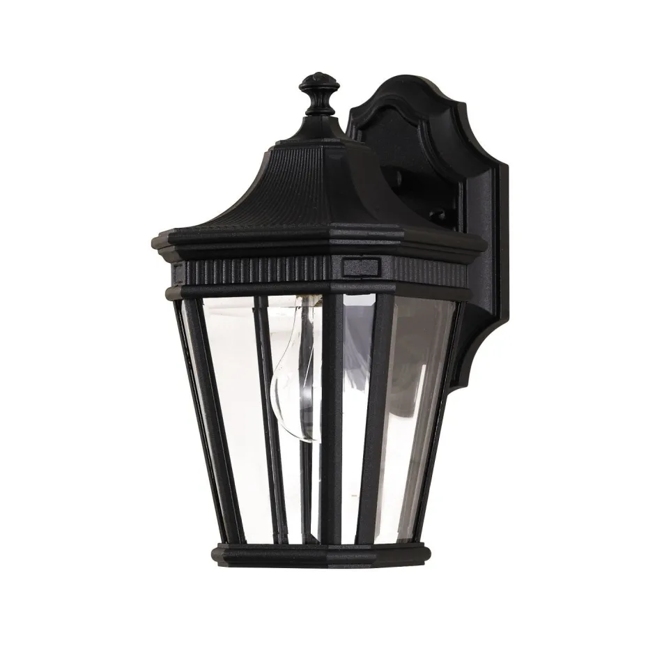 Außenleuchten Antik|Außenwandleuchten*Elstead Wandleuchte Außen Laterne Schwarz Aluminium Haus