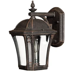 Elstead Wandleuchte Außen Laterne Braun antik Aluminium< Vintage Lampen|Rustikale Lampen