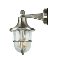 Metall Lampen|Messinglampen*Lido Wandleuchte Außen Maritim IP64 Haustür Echt-Messing