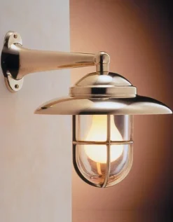 Laura Suardi Wandleuchte Außen Messing IP43 Maritim ROSARIO< Außenwandleuchten|Lampen Aus Aller Welt