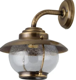 Außenleuchten Antik|Außenleuchten Messing*Lido Wandleuchte Außen Messing Maritim Terrasse Hof Antik