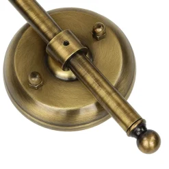 Außenwandleuchten|Rustikale Lampen*Lido Wandleuchte Außen Messing Glas Maritim Balkon Hof