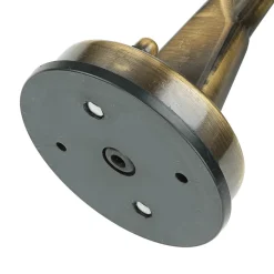 Außenwandleuchten|Rustikale Lampen*Lido Wandleuchte außen Messing massiv Glas IP64 E27 SANTORIN