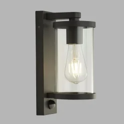 Searchlight Wandleuchte außen mit Bewegungsmelder IP44 E27 Modern< Moderne Außenleuchten|Außenwandleuchten