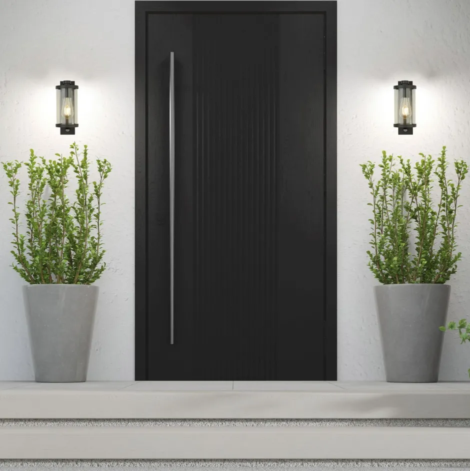 Searchlight Wandleuchte außen mit Bewegungsmelder IP44 E27 Modern< Moderne Außenleuchten|Außenwandleuchten