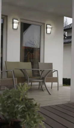 Außenwandleuchten|Moderne Lampen*Eglo Wandleuchte Außen Park Anthrazit