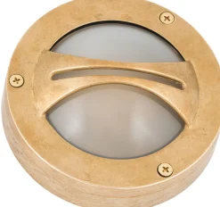 Lido Wandleuchte Außen Rund Messing Maritim IP64 Haus< Rustikale Lampen|Metall Lampen