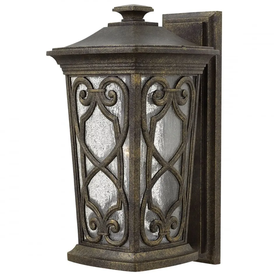 Vintage Lampen|Rustikale Lampen*Elstead Wandleuchte Außen Rustikal Terrasse Haustür Braun