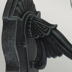 Außenleuchten Antik|Außenwandleuchten*Elstead Wandleuchte außen Schwarz Grün antik Aluminium Glas IP44