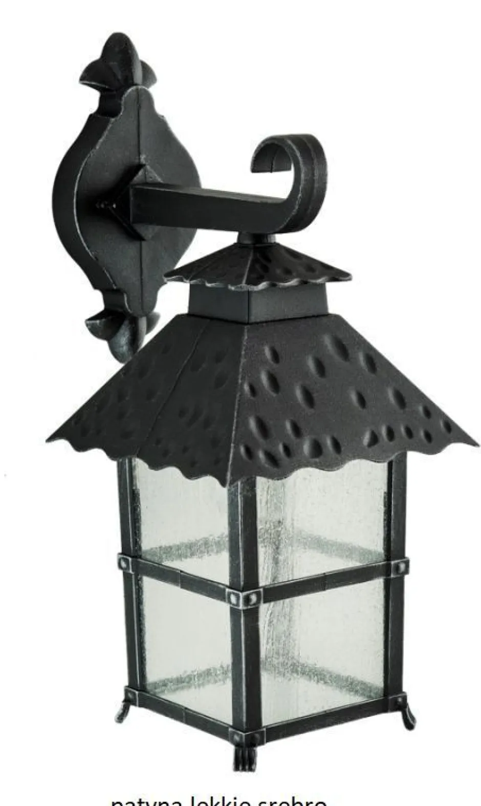 Rustikale Lampen|Metall Lampen*SU-MA Wandleuchte Außen Schwarz Aluminium Glas Rustikal