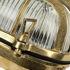 Lido Wandleuchte Außen SKIATHOS Echt Messing Maritim< Metall Lampen|Messinglampen