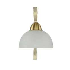 Wohnzimmerlampen|Glaslampen*Luminex Wandleuchte AURORA WHITE in Shabby Weiß