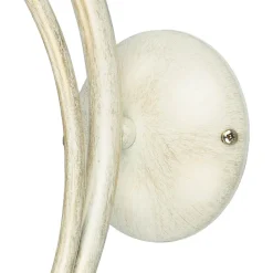 Wohnzimmerlampen|Glaslampen*Luminex Wandleuchte AURORA WHITE in Shabby Weiß