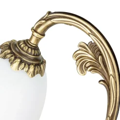 Giovanni Battista Wandleuchte aus Echt-Messing in Bronze Beatrice< Wandleuchten|Küchenlampen