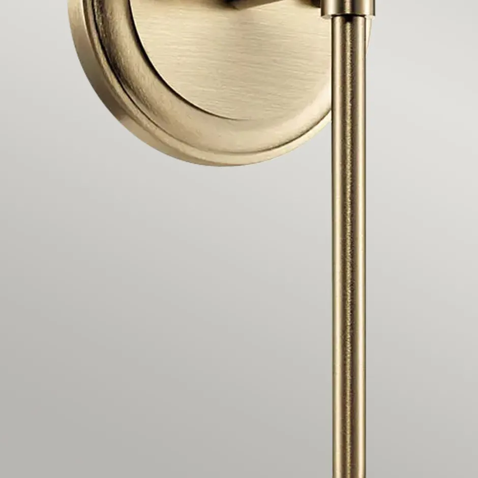 Wandleuchten|Metall Lampen*Elstead Wandleuchte Bad Kugelschirm H: 34,8 cm mit LED G9 3000K