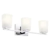 Wandleuchten|Badezimmer Lampe*Elstead Wandleuchte Bad LED G9 IP44 3000 K Glas Metall B: 58,4 cm