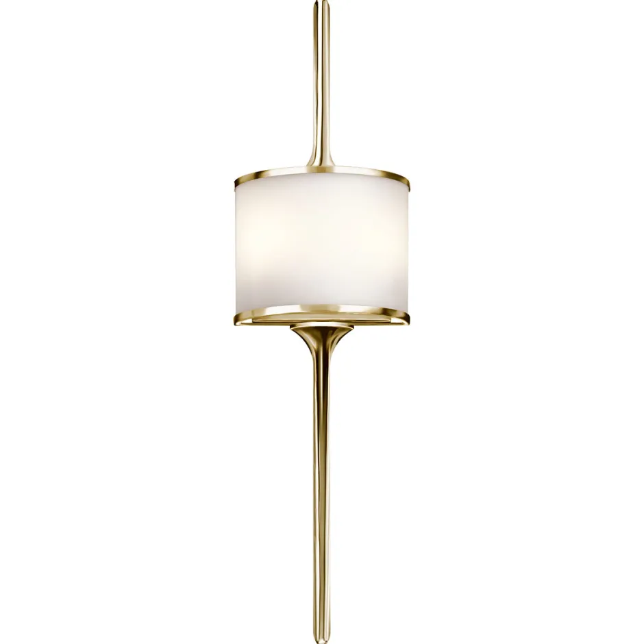 Elstead Wandleuchte Bad Messing poliert B:20cm IP44 ARYA< Wandleuchten|Badezimmer Lampe