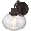 Elstead Wandleuchte Bad Metall Glas B:20cm Bad Lampe FELI< Wandleuchten|Wohnzimmerlampen