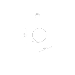 Nowodvorski Wandleuchte Badezimmer in Messing Weiß IP44 G9 Glas Metall< Glaslampen|Metall Lampen