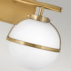 Elstead Wandleuchte Badezimmer Kugelschirm IP44 38,1 cm breit 2x E14< Wandleuchten|Badezimmer Lampe