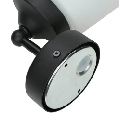 Glaslampen|Feuchtraumleuchten*Nowodvorski Wandleuchte Badezimmer Weiß Schwarz Metall IP44