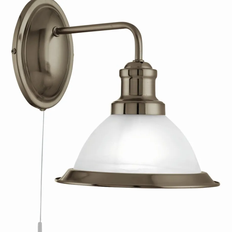 Searchlight Wandleuchte BISTRO in Messing Antik< Wandleuchten|Esszimmer Lampen