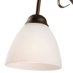 Wandleuchten|Küchenlampen*Lamkur Wandleuchte Braun Glas Metall Rustikal LIRLIN