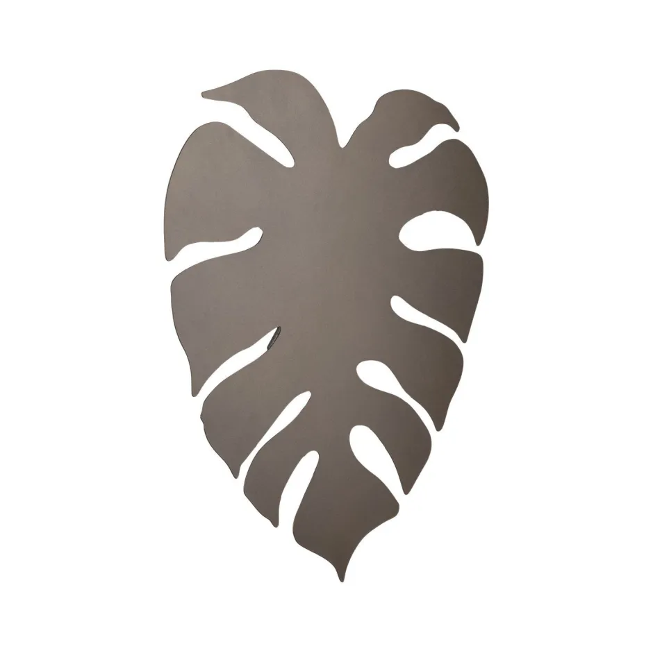 TK Lighting Wandleuchte Braun H: 40 cm 3x G9 Blatt indirekt Metall< Wandleuchten|Flurlampen