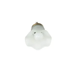 Wandleuchten|Esszimmer Lampen*Giovanni Battista Wandleuchte Bronze hell E14 Echt-Messing Glas