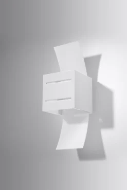 Sollux Wandleuchte CARLO in Weiß< Wandleuchten|Flurlampen