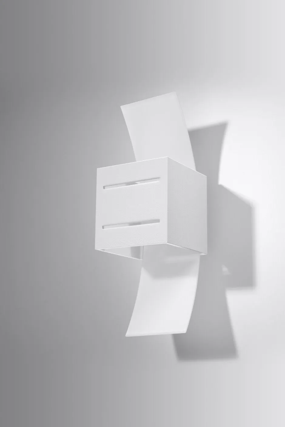 Sollux Wandleuchte CARLO in Weiß< Wandleuchten|Flurlampen