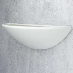 Searchlight Wandleuchte E27 AUB in Weiß< Wandleuchten|Flurlampen