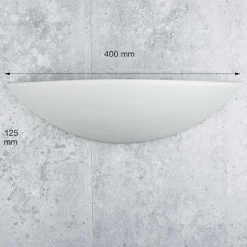 Searchlight Wandleuchte E27 AUB in Weiß< Wandleuchten|Flurlampen